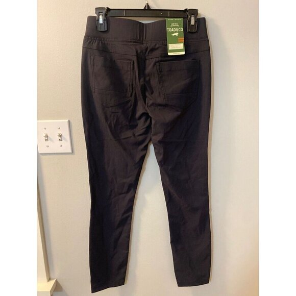 Toad&Co Rover Moto Crop Pants skinny fit size 4 BLACK stretch pockets MSRP $90 - Picture 7 of 7
